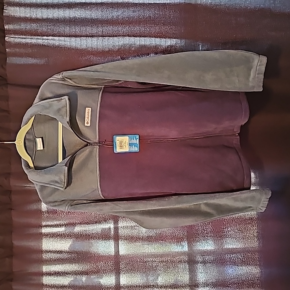 Columbia Fleece Full Zip Jacket Coat Men's Extra Large XL New